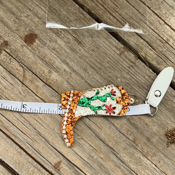 Glitter Cactus Boot Earrings - Picture 14 of 15